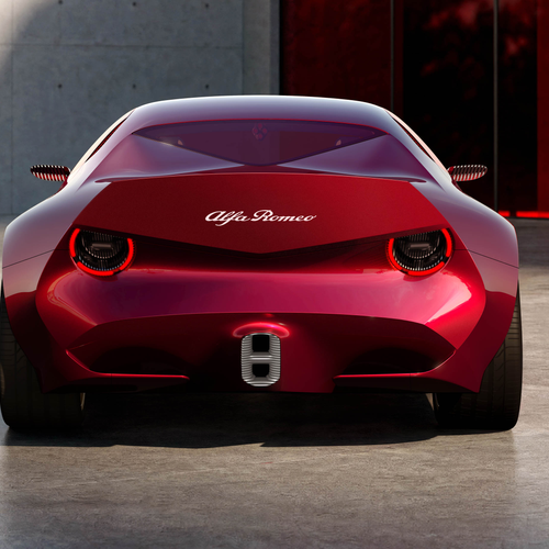 2026 Alfa Romeo Cuorerosso Concept Rear View